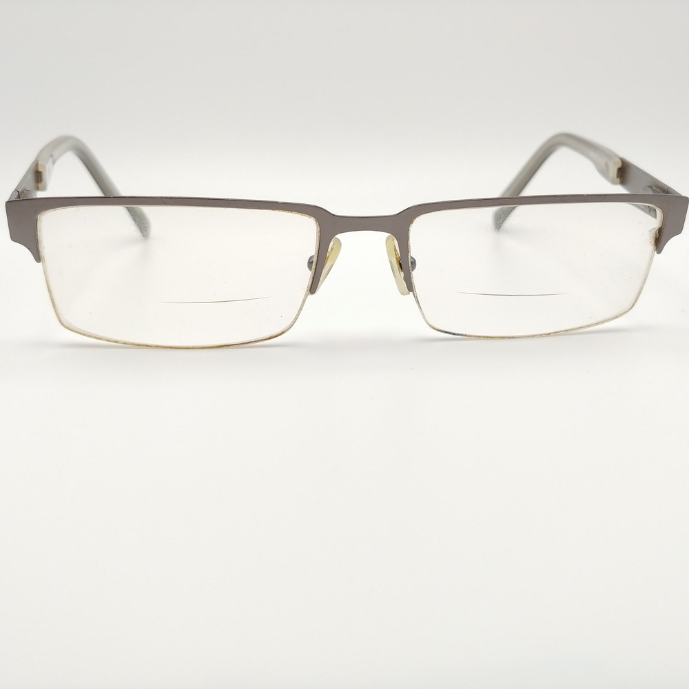 Robert Mitchel Eyeglasses Men 56-18-145 Gray RM 3003 GM Rectangular Frames Only